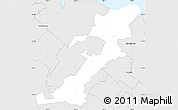 Silver Style Simple Map of ZIP code 94025