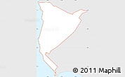 Silver Style Simple Map of ZIP code 94038