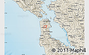 Shaded Relief Map of ZIP code 94112