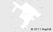 Silver Style Simple Map of ZIP code 94306