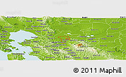 Physical Panoramic Map of ZIP code 94520