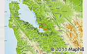 Physical Map of ZIP code 94560