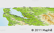 Physical Panoramic Map of ZIP code 94560