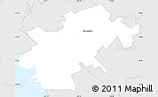 Silver Style Simple Map of ZIP code 94577