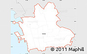 Silver Style Simple Map of ZIP codes starting with 947
