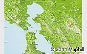 Physical Map of ZIP code 94720
