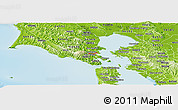 Physical Panoramic Map of ZIP code 94939