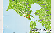 Physical Map of ZIP code 94941