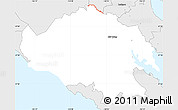 Silver Style Simple Map of ZIP code 94941