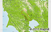 Physical Map of ZIP code 94954
