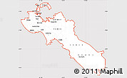 Silver Style Simple Map of ZIP codes starting with 950, cropped outside
