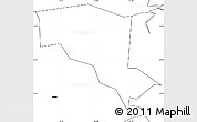 Blank Simple Map of ZIP code 95002