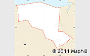 Classic Style Simple Map of ZIP code 95002