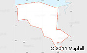 Silver Style Simple Map of ZIP code 95002