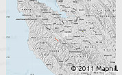 Silver Style Map of ZIP code 95014