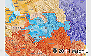 Political Shades Map of ZIP codes starting with 951