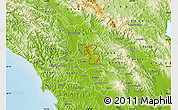 Physical Map of ZIP code 95403