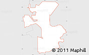 Silver Style Simple Map of ZIP code 95403