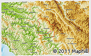 Physical 3D Map of ZIP code 95514