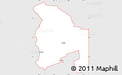 Silver Style Simple Map of ZIP code 95514