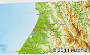 Physical 3D Map of ZIP code 95521