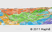 Political Shades Panoramic Map of ZIP codes starting with 956
