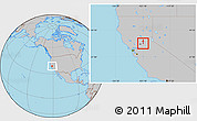 Gray Location Map of ZIP code 95630