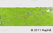 Physical Panoramic Map of ZIP code 95691