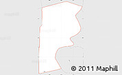 Silver Style Simple Map of ZIP code 95691