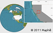 Satellite Location Map of ZIP code 95747, highlighted country, highlighted state