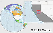 Political Location Map of ZIP code 95762, highlighted country, highlighted state
