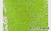 Physical Map of ZIP code 95776