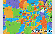 Political Map of ZIP code 95815