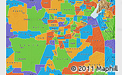 Political Map of ZIP code 95820