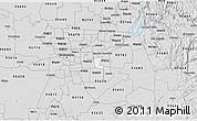 Silver Style 3D Map of ZIP code 95827