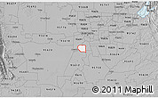 Gray 3D Map of ZIP code 95831