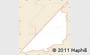 Classic Style Simple Map of ZIP code 95841
