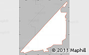 Gray Simple Map of ZIP code 95841