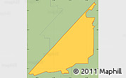 Savanna Style Simple Map of ZIP code 95841