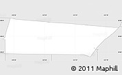 Silver Style Simple Map of ZIP code 95843