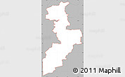 Gray Simple Map of ZIP code 95946