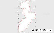 Silver Style Simple Map of ZIP code 95946