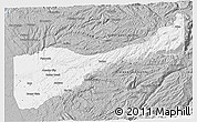 Gray 3D Map of Amador County