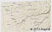 Shaded Relief 3D Map of Amador County