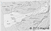 Silver Style 3D Map of Amador County