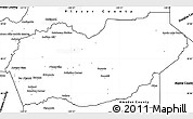 Blank Simple Map of El Dorado County