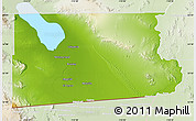 Physical Map of Imperial County, lighten