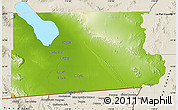 Physical Map of Imperial County, shaded relief outside