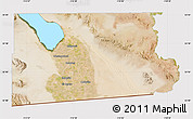 Satellite Map of Imperial County, cropped outside