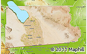 Satellite Map of Imperial County, physical outside